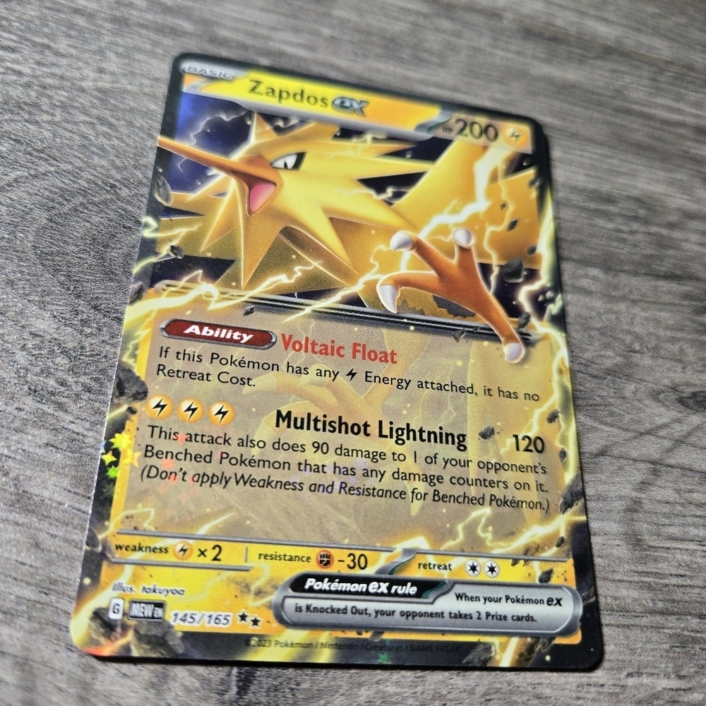 Zapdos ex #145 Pokemon Scarlet & Violet 151 Holo Card - Picture 2 of 3